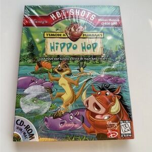 Disney's Hot Shots: Timon & Pumbaa's Hippo Hop (PC, 1996) | Vintage PC Game New
